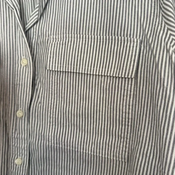 Babaton Pinstripe Button-Up Shirt - Picture 6 of 7
